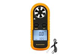 Qualoramall Digital LCD Anemometer with Backlight for Air Velocity and Temperature Measurement in m/s km/h ft/min Knots Beaufort Scale Wind Chill Data Hold for Sailing