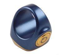 Qualoramall Digital Tasbeeh Tasbih Finger Counters Smart Rings Counter Muslim Prayer Ring Smart Tasbih Counter Ring Waterproof Prayer Time Reminders with Vibration O-LED Display(18mm blue)