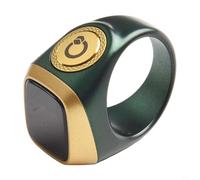 Qualoramall Digital Tasbeeh Tasbih Finger Counters Smart Rings Counter Muslim Prayer Ring Smart Tasbih Counter Ring Waterproof Prayer Time Reminders with Vibration O-LED Display(22mm green)