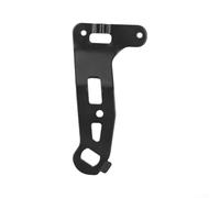 Qualoramall Electric Scooter Front and Rear with Left and Right Support Brackets License Plate Holder for Kukirin Black ABS Aluminum Alloy Guards(4 black)
