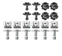 Qualoramall Engine Undertray Cover Fixing Clips Screw Kit, 20 Pcs Splash Guards & Mud Flaps Fastener Set Compatible with 1997-2003, 1995-2008, 1995-2011,