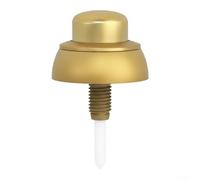 Qualoramall FOR Optima 49 Toilet Flush Button Replacement for SIAMP Drain Valve ABS Top-Press Water Tank Button with Optional Cover for Bathroom Furniture Sets(Gold+Cover)