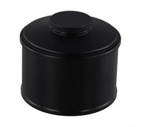 Qualoramall Gas Lamp Aluminium Glass Camping Ga-s Lantern Portable Gas Candle Lights Lamp Illuminating Atmosphere Light Copper Valve Stable Flame for Hiking (Black Gas Tank)