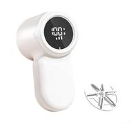 Qualoramall Rechargeable Fabric Shaver Portable Lint Remover for Clothes with Adjustable Cutting Height Detachable Container for Home Travel White(White（3）)