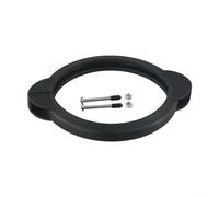 Qualoramall SF80110-2 Pool Clamps Collar for Ring Replacement Part with Screws for Intex 12 and 14 Inch Sand Filter Pump ABS Material Black Size 7.87 x 10.11 Inch for Garden