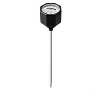 Qualoramall Single Probe Soil pH Meter, 3-11 Range pH Tester for Garden Farm Lawn, Portable Metal Probe Soil Moisture and Acidity Detector for Plants Vegetables Flowers, No Required, B