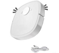 Qualoramall Smart Robot Vacuum Cleaner 3 in 1 Sweep and Mop with USB Charging 40Min Runtime 55dB Low Noise for Hard Floor and Under Furniture Automatic Sweeper White(8029 White)