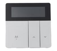 Qualoramall Smart WiFi Programmable Thermostat with LCD Panel and App Control for Electric Floor Heating and Wall-Mounted Boiler Systems, Voice Control Enabled, Black Gray(i8-GA-WIFI)