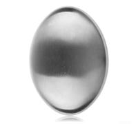 Qualoramall Stainless Steel Odour Removal Soap Bar for Kitchen Use, Effectively Eliminates Unwanted Smells from Hands After Handling Onion, Garlic, Fish or Other Strong Odo