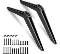 Qualoramall TV Stand Legs Replacement Tabletop Mount Brackets Feet LCD Support with Non-Slip Foot Pads and Mounting Screws for RCA TV Models RTU5540 RTU5540-D RTU5540-B 32 to 60 Inch Base