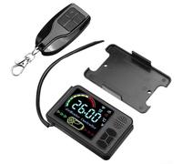 Qualoramall Vehicle Mounted Parking Heater 12V/24V 1-5kW Diesel Heater Controller Vehicle Parking Heaters with Remote Control and LCD Screen Switch for Commercial Truck Motorhomes Van RV