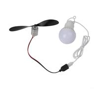 Qualoramall WIND Propeller Generator Kit with 5W USB Light, ABS and Metal Mini Wind Turbine Motor for Educational Demonstrations, Lighting and DIY Wind Power Projec