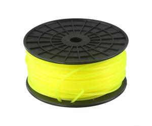 Qualoramall Yellow Square Trimmer Line Wire 3mm x 100m Nylon String for Grass Brushcutters Compatible with Bu-ko Garden Equipment Part