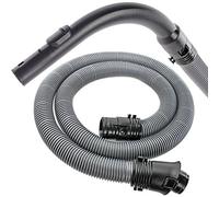 Qualtex 1.8m Flexible Hose & Curved Handle Nozzle for Miele C1 C2 C3 Cat & Dog Compact Powerline Ecoline Vacuum Cleaners