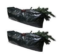 Qualtex 2 Artificial Christmas Xmas Tree Storage Bags - Trees Up to 7FT Tall