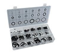 Qualtex 225 Piece Rubber O-Rings Washer Seals Assortment Set | Contains 18 Popular Sizes