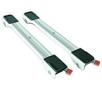 Qualtex Appliance Washing Machine Dryer Metal Castor Slider Rollers Trolley 272Kg Load Moves Heavy Duty Appliance Easy