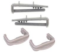 Qualtex Basket Front & Rear Rail End Caps For Whirlpool Dishwashers