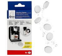 Qualtex Coffee Machine Milk System Cleaning Tablets Compatible with Philips Saeco Coffee Machine Makers - 6PK