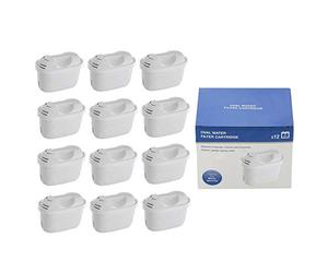 Qualtex Compatible Brita Maxtra Water filter Cartridges (Pack of 12)