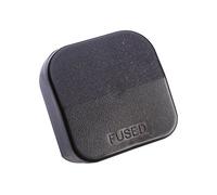 Qualtex Euro 2 Pin to 3 Pin Converter Plug/Adapter Fused Converter (Black)