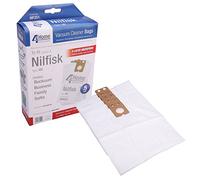 Qualtex first 4 spares First4Spares Extra Strong, High Filtration, Microfibre Bags For Nilfisk GA100, GC1000SER, GD1000 Vacuum Cleaners (5)