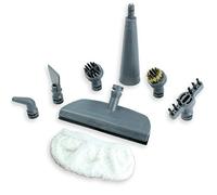 Qualtex First4spares Brush Nozzle and Window Cleaning Pad Tool Accessory Pack for VAX Steam Cleaners, White/Grey