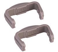 Qualtex Front End Basket Rail Caps For Arecelik D3543FW Dishwashers - Pack of 2