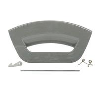 Qualtex Graphite Grey Door Handle Kit for Hotpoint WMA WME WMF WMP WMU WMY Washing Machines
