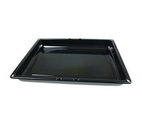 Qualtex Large Oven Baking Deep Roasting Tray Tin Pan 280 X 355mm Black
