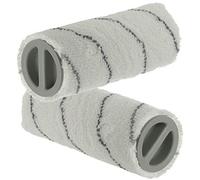 Qualtex Original Quality Twin Washable Roller Set For Karcher FC3 Cordless FC3 Premium Cordless FC5 FC5 Cordless Premium Cordless Wet & Dry Hard Floor Vacuum Cleaner