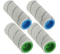 Qualtex Original Quality 2x Twin Washable Roller Set For Karcher FC3 Cordless FC3 Premium Cordless FC5 FC5 Cordless Premium Cordless Wet & Dry Hard Floor Vacuum Cleaner - Total of 4 Rollers