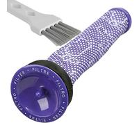 Qualtex Washable Pre Motor Filter for Dyson DC58 DC59 V6 V8 Animal Handheld Vacuum and Bin Cleaning Brush