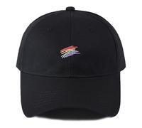 QUALTRIXIAN Baseball Cap for Women Unisex Cotton Adjustable Classic Dad Hat Vintage Ladies Summer Sun Caps Outdoor Sports Hat for Golf Running Black