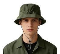 QUALTRIXIAN Bucket Hat for Men Women Sun Hat Unisex Packable Foldable Wide Brim Adjustable Fisherman Hat for Beach Travel Outdoor Hiking Fishing Casual Daily Wear Green