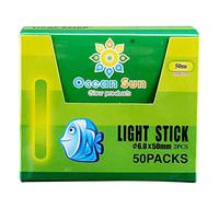 QualyQualy Glow Sticks for Fishing Floats and Bobbers, 10-250Pcs Light Sticks for Fishing Bell Alarm, Fishing Glow Sticks Bulk Kit