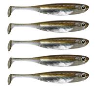 QualyQualy Soft Plastic Lures Paddle Tail Swimbaits Minnow Lures Shad Bait Dropshot Lure Pike Fishing Lures Perch Trout Bass 7.5cm 6Pcs