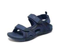 QUANDELI Men's Sport Open Toe Water Sandals with Arch Support Waterproof Lightweight Casual Athletic for Outdoor Beach Travel Summer, Navy, 5 UK