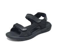 QUANDELI Women's Summer Waterproof Hiking Sandals, Black, 9 UK