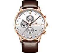 Quange Watch Student movement multifunction non-mechanical watches The margin of Switzerland Swiss business really belt waterproof watch (Color : 1)