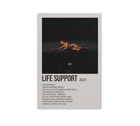 QUANHAIUSUU Life Support by Madison Beer Posters Canvas Cover Wall Art Print Aesthetic Poster for Living Room Bedroom Office Decor Creative Art Gift 08x12inch(20x30cm) Unframe-style-24