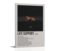QUANHAIUSUU Life Support by Madison Beer Posters Canvas Cover Wall Art Print Aesthetic Poster for Living Room Bedroom Office Decor Creative Art Gift 16x24inch(40x60cm) Frame-style-24