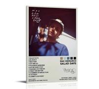 QUANHAIUSUU Mac DeMarco Salad Days Posters Canvas Cover Wall Art Print Aesthetic Poster for Living Room Bedroom Office Decor Creative Art Gift 08x12inch(20x30cm) Frame-style-22