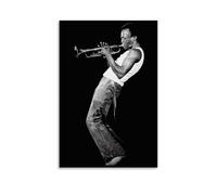 QUANHAIUSUU Miles Davis A Tribute to Jack Johnson Poster HD Canvas Fashion Poster for Living Room Bedroom Office Decor Creative Art Gift