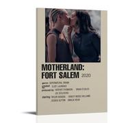 QUANHAIUSUU Motherland Fort Salem, Raelle & Scylla Posters Canvas Cover Wall Art Print Aesthetic Poster for Living Room Bedroom Office Decor Creative Art Gift 08x12inch(20x30cm) Frame-style-18