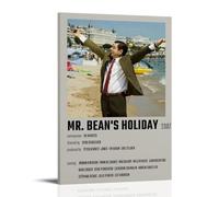 QUANHAIUSUU Mr. Bean's Holiday Poster HD Canvas Fashion Poster for Living Room Bedroom Office Decor Creative Art Gift