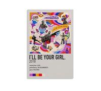 QUANHAIUSUU The Decemberists I'll Be Your Girl Poster HD Canvas Fashion Poster for Living Room Bedroom Office Decor Creative Art Gift