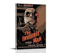 QUANHAIUSUU The Invisible Man Poster HD Canvas Fashion Poster for Living Room Bedroom Office Decor Creative Art Gift