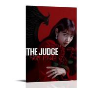 QUANHAIUSUU The Judge From Hell Posters Canvas Cover Wall Art Print Aesthetic Poster for Living Room Bedroom Office Decor Creative Art Gift 16x24inch(40x60cm) Frame-style-8