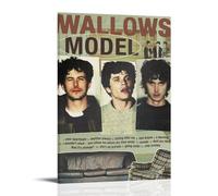 QUANHAIUSUU Wallows Model Poster Posters Canvas Cover Wall Art Print Aesthetic Poster for Living Room Bedroom Office Decor Creative Art Gift 16x24inch(40x60cm) Frame-style-11